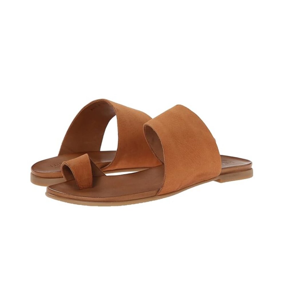 Miz Mooz Tan Leather Sandals - Picture 2 of 13
